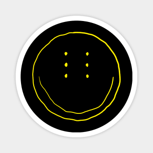 Six-Eyed Smiley Face Magnet